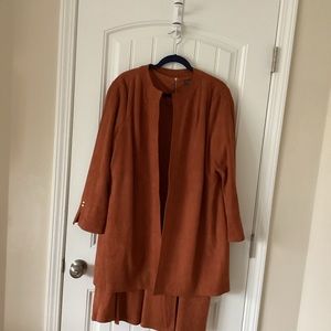 The Limited Faux Suede Jacket and Dress